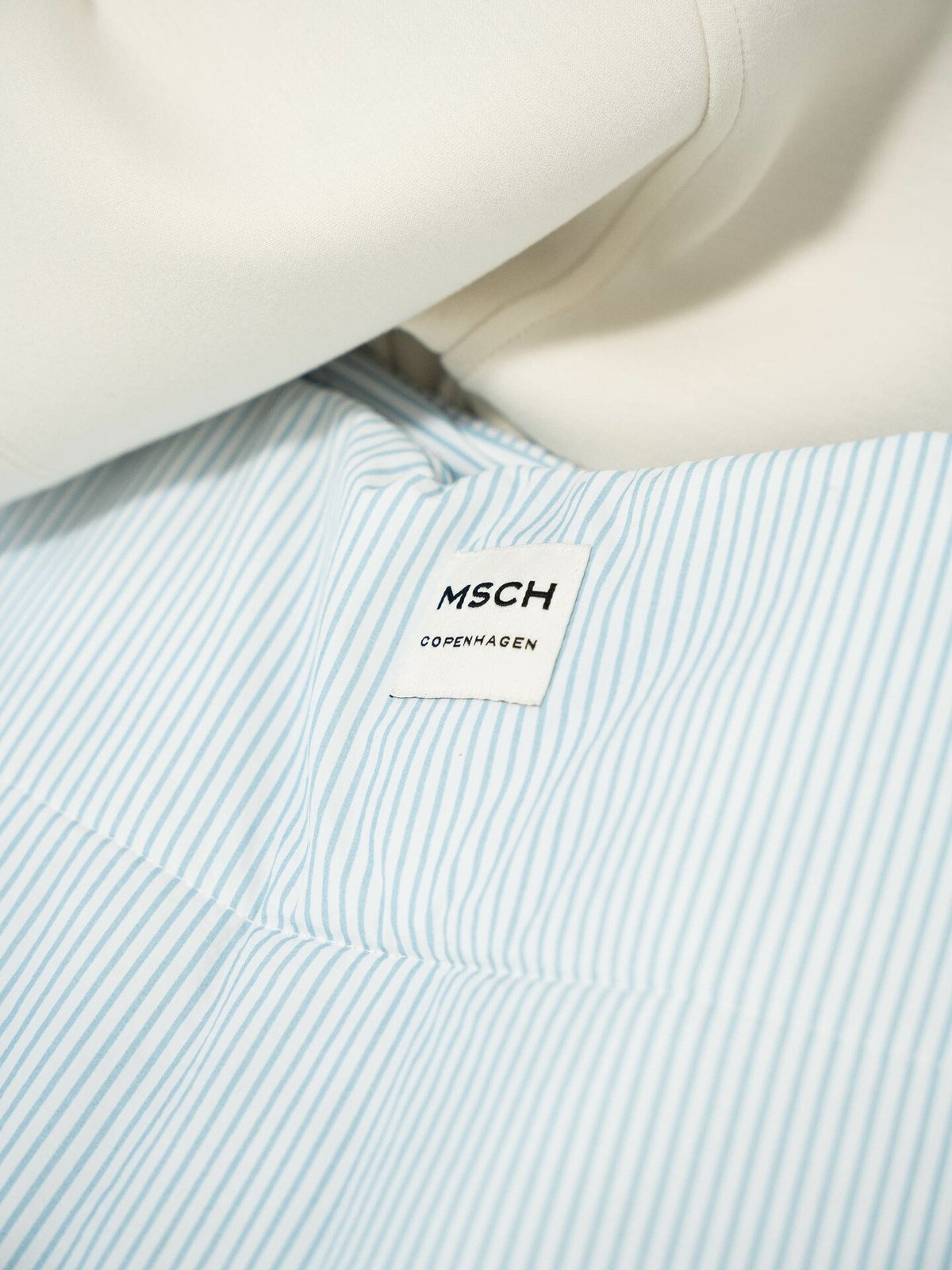 MSCH Copenhagen Sasja Icon Shopper Stripe White / Ang Falls