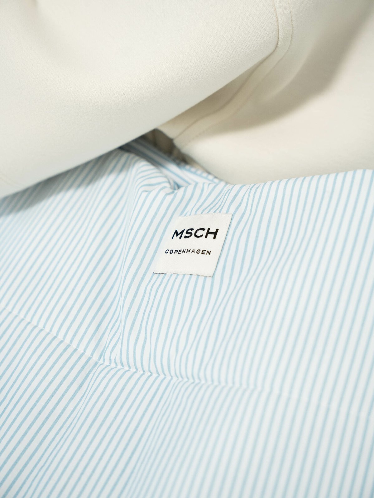 MSCH Copenhagen Sasja Icon Shopper Stripe White / Ang Falls