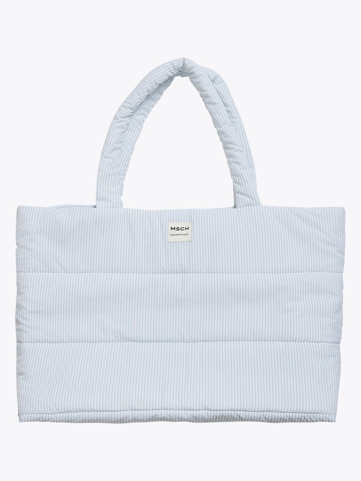 MSCH Copenhagen Sasja Icon Shopper Stripe White / Ang Falls