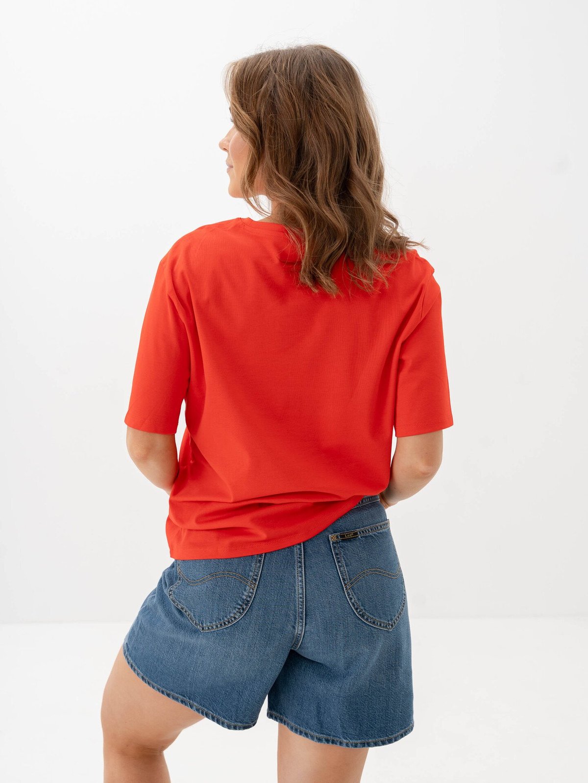 MSCH Copenhagen Melea Icon Tee Flame Scarlet