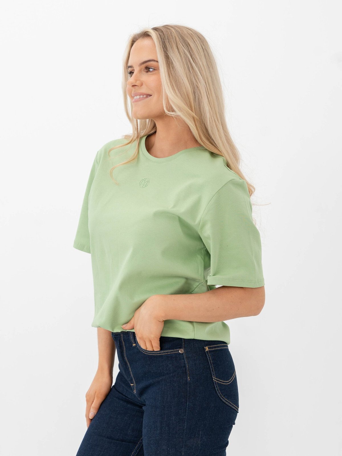 MSCH Copenhagen Melea Icon Tee Forest Shade/Arcadian Green