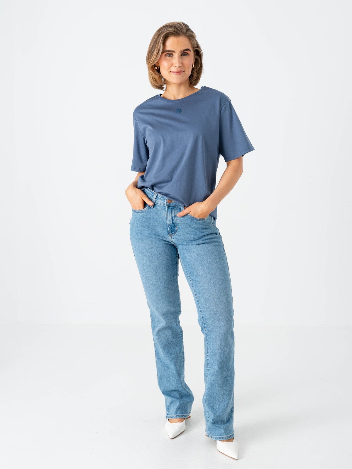 MSCH Copenhagen Melea Icon Tee Indi / Denim