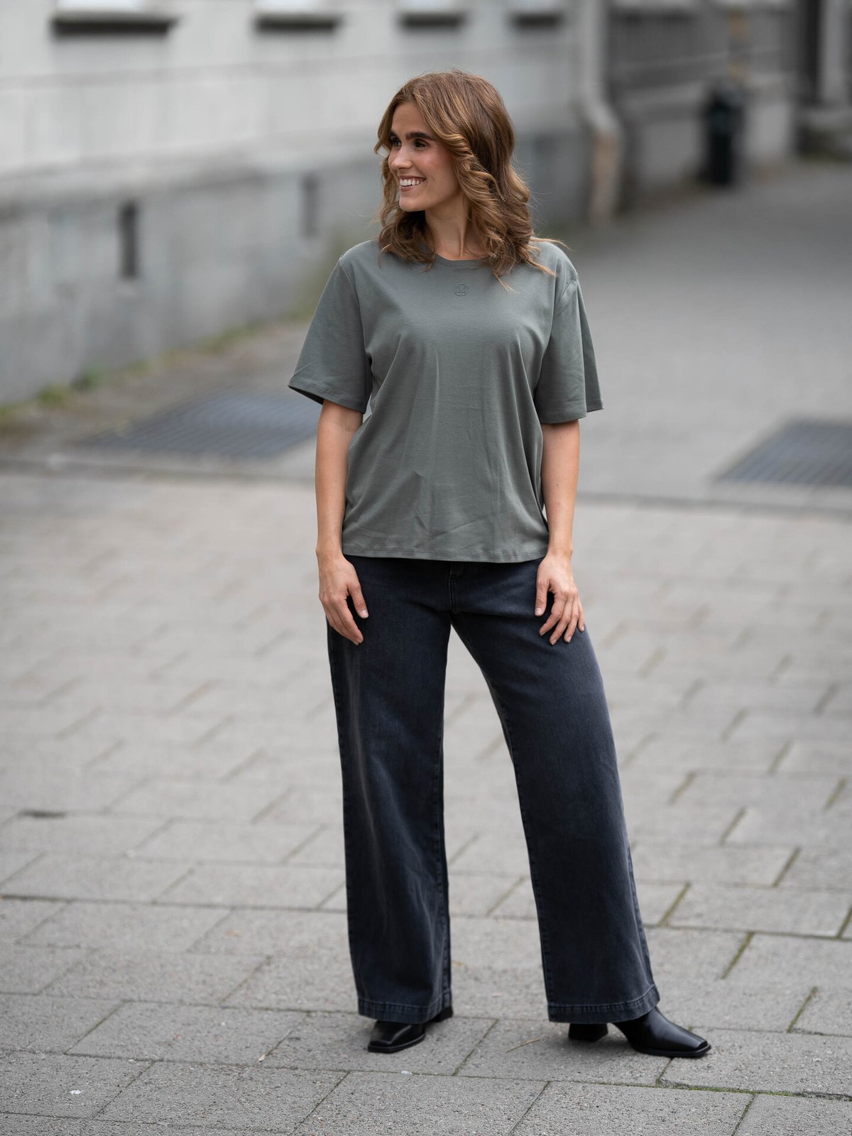 MSCH Copenhagen Melea Icon Tee M Basil/M Basil