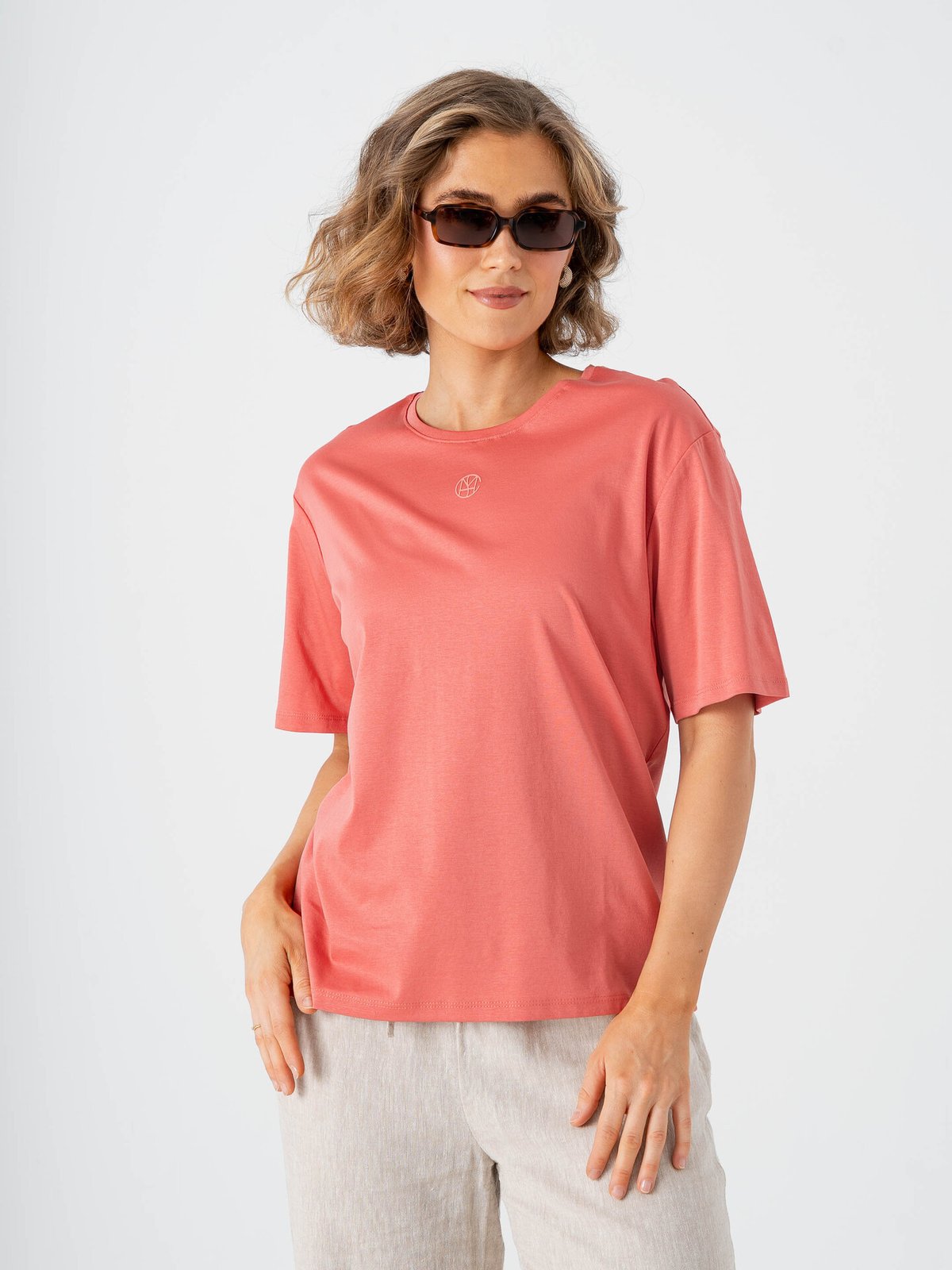 MSCH Copenhagen Melea Icon Tee F Rose / Lantana