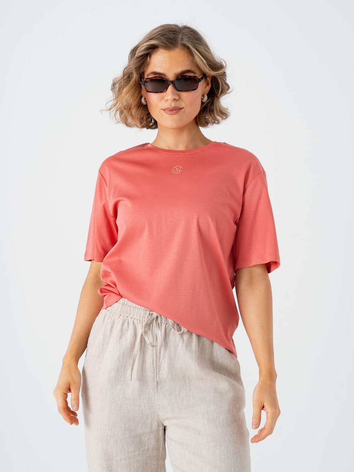 MSCH Copenhagen Melea Icon Tee F Rose / Lantana