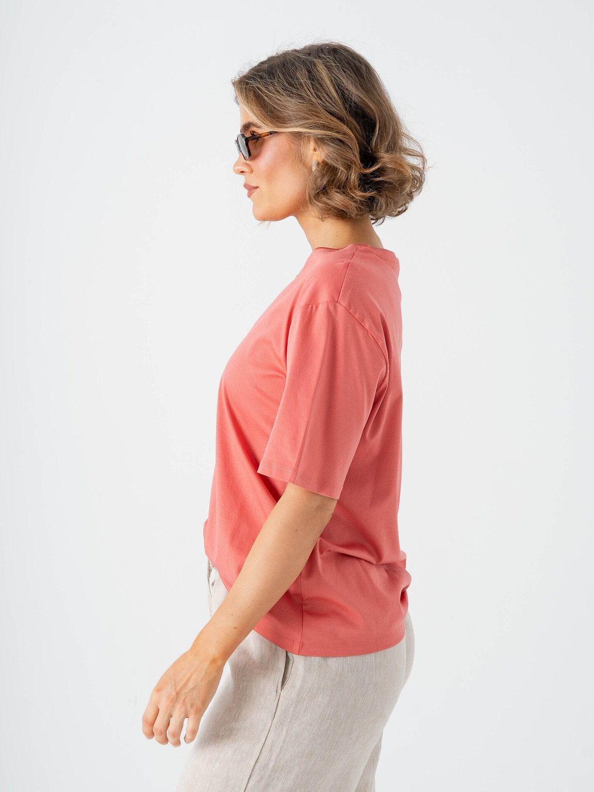 MSCH Copenhagen Melea Icon Tee F Rose / Lantana