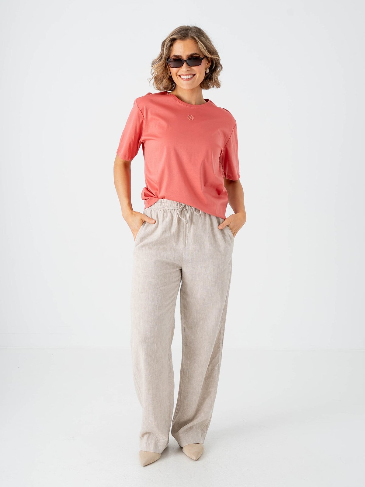MSCH Copenhagen Melea Icon Tee F Rose / Lantana
