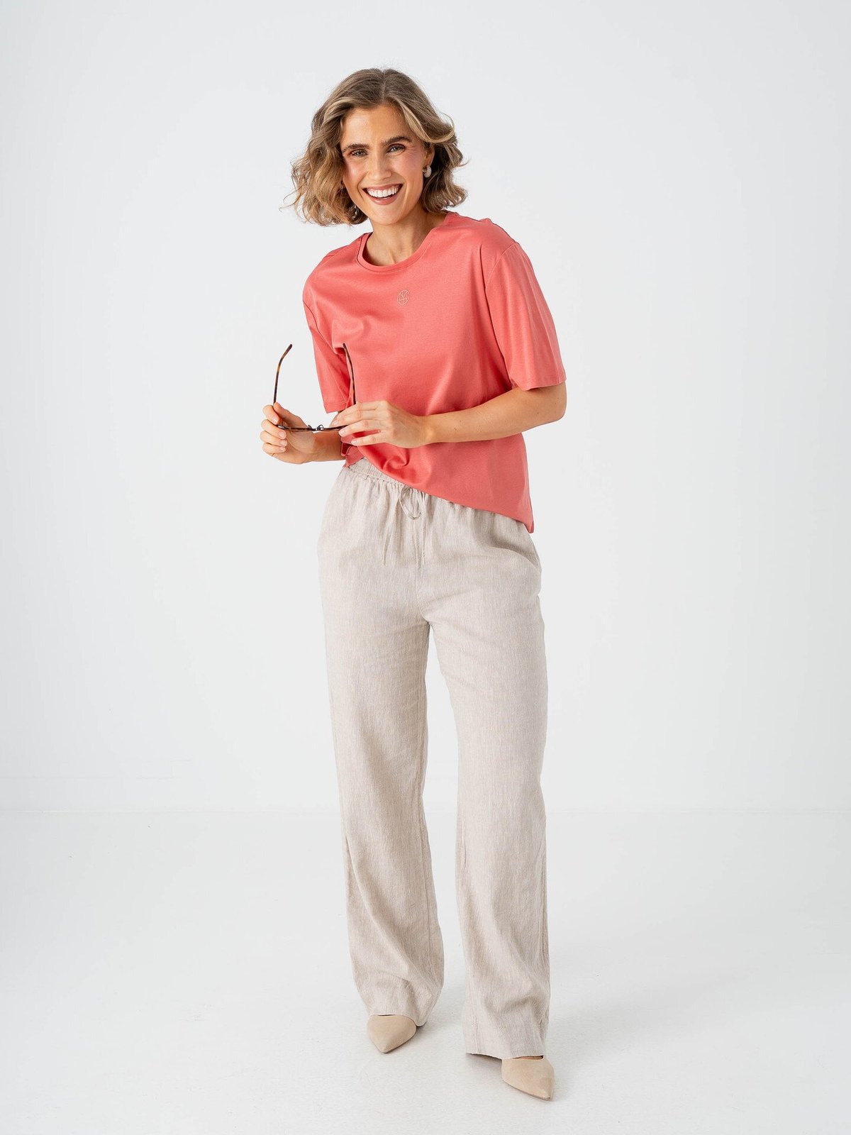 MSCH Copenhagen Melea Icon Tee F Rose / Lantana