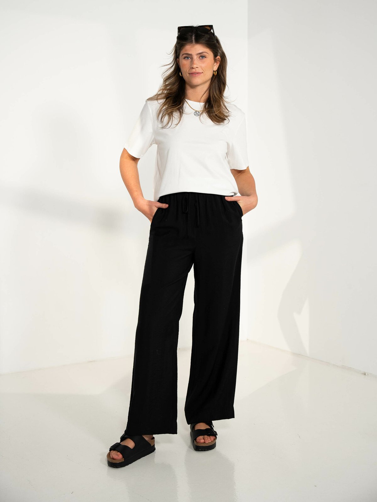 MSCH Copenhagen Melea Icon Tee White / Black