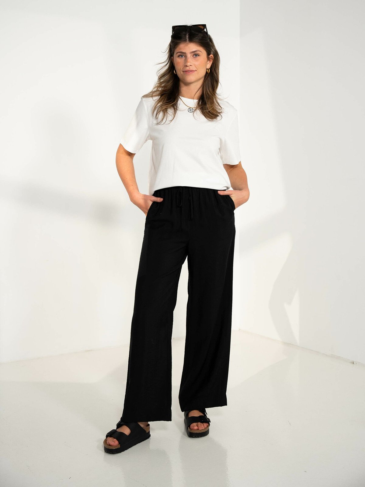 MSCH Copenhagen Melea Icon Tee White / Black