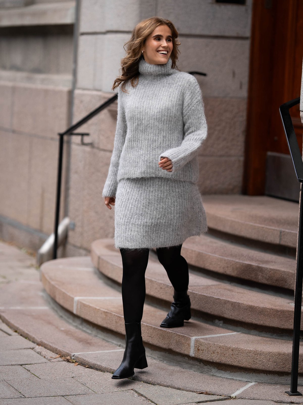 MSCH Copenhagen Annalisa Pullover Light Grey Melange