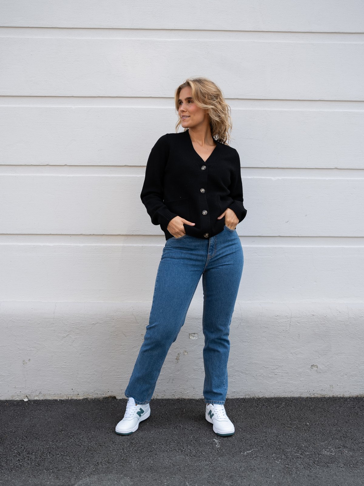 MSCH Copenhagen Ada High Waist Slim Ankel Jeans Mid Blue Wash