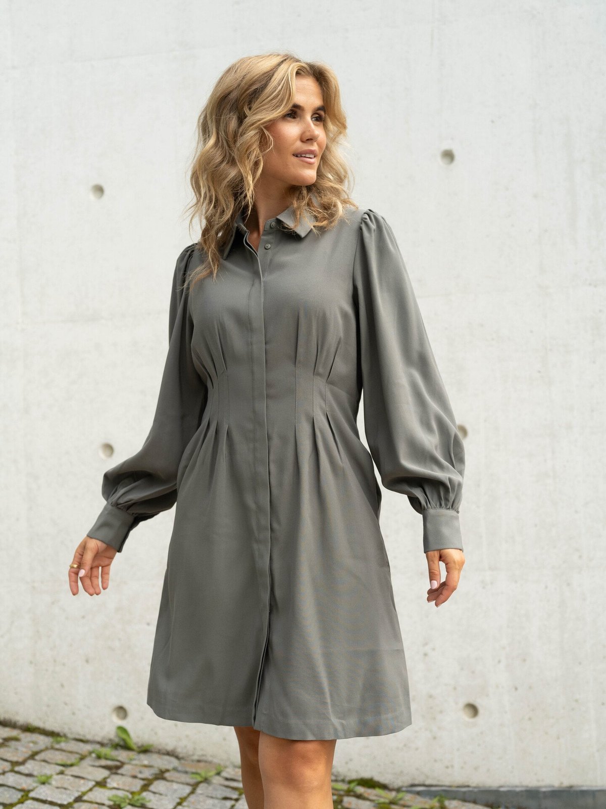 MSCH Copenhagen Asana Dress Mulled Basil