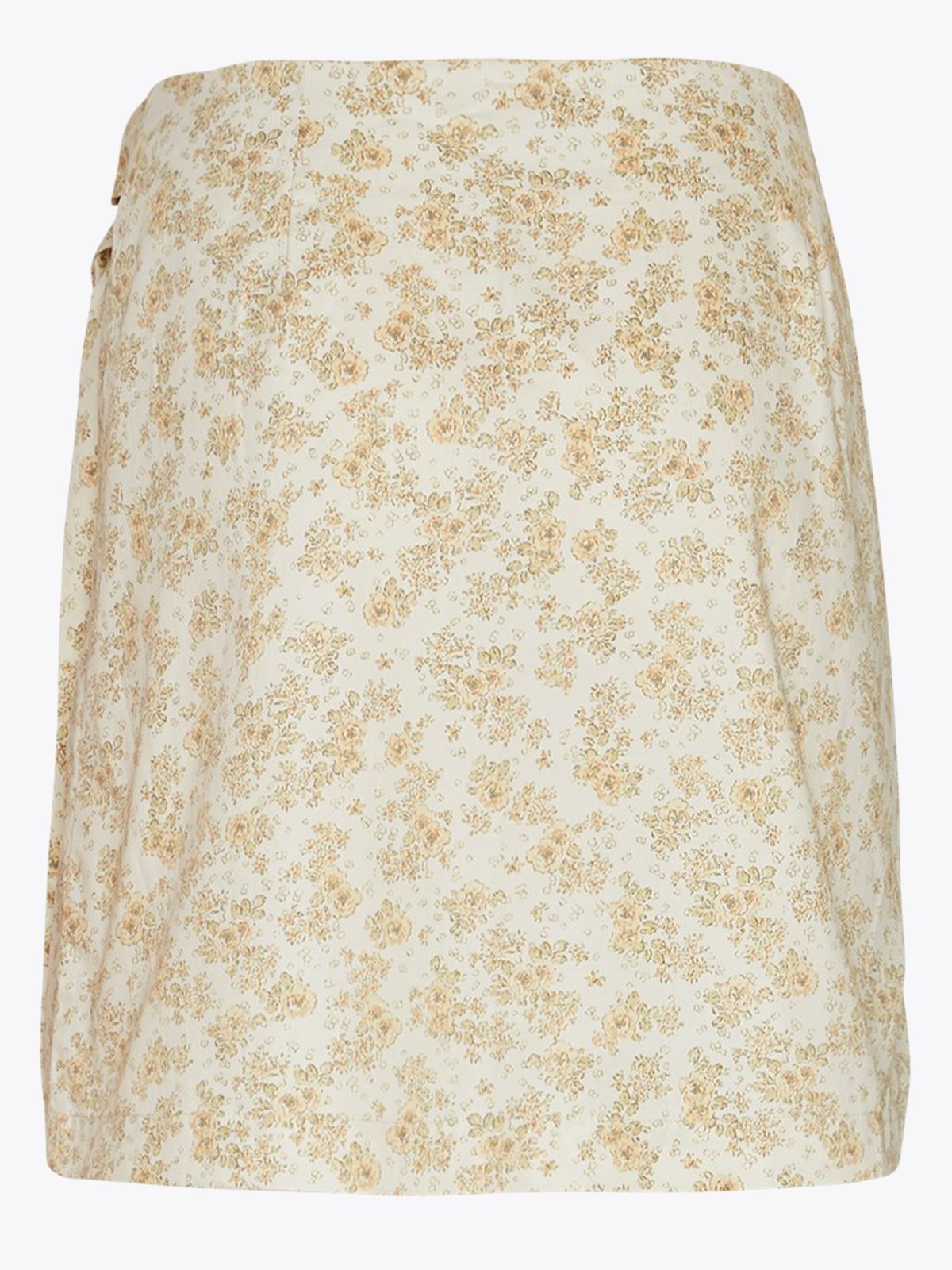 MSCH Copenhagen Marva Ladonna Wrap Skirt Reed Yellow Flower