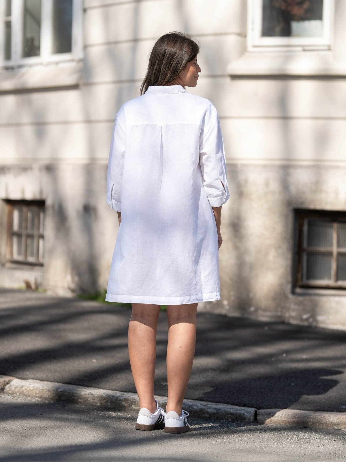 MSCH Copenhagen Kuana Mirilla 3/4 Dress Bright White