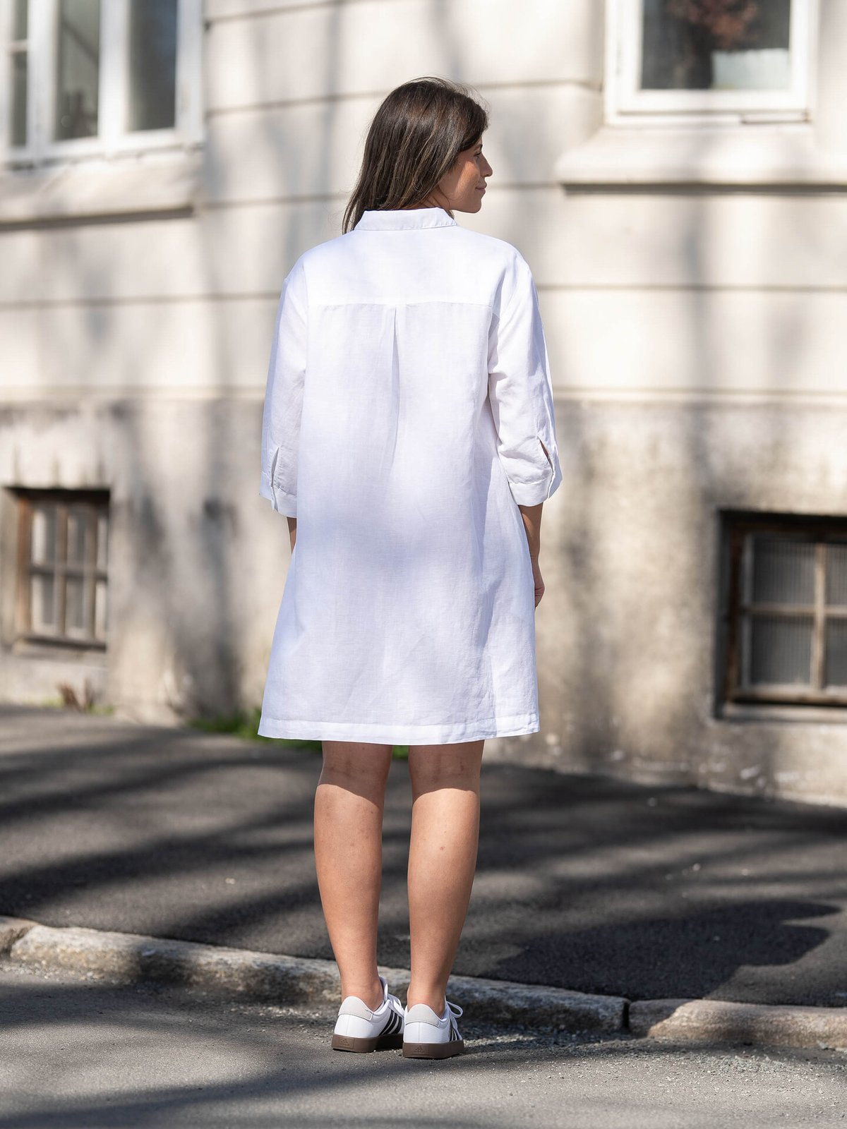 MSCH Copenhagen Kuana Mirilla 3/4 Dress Bright White