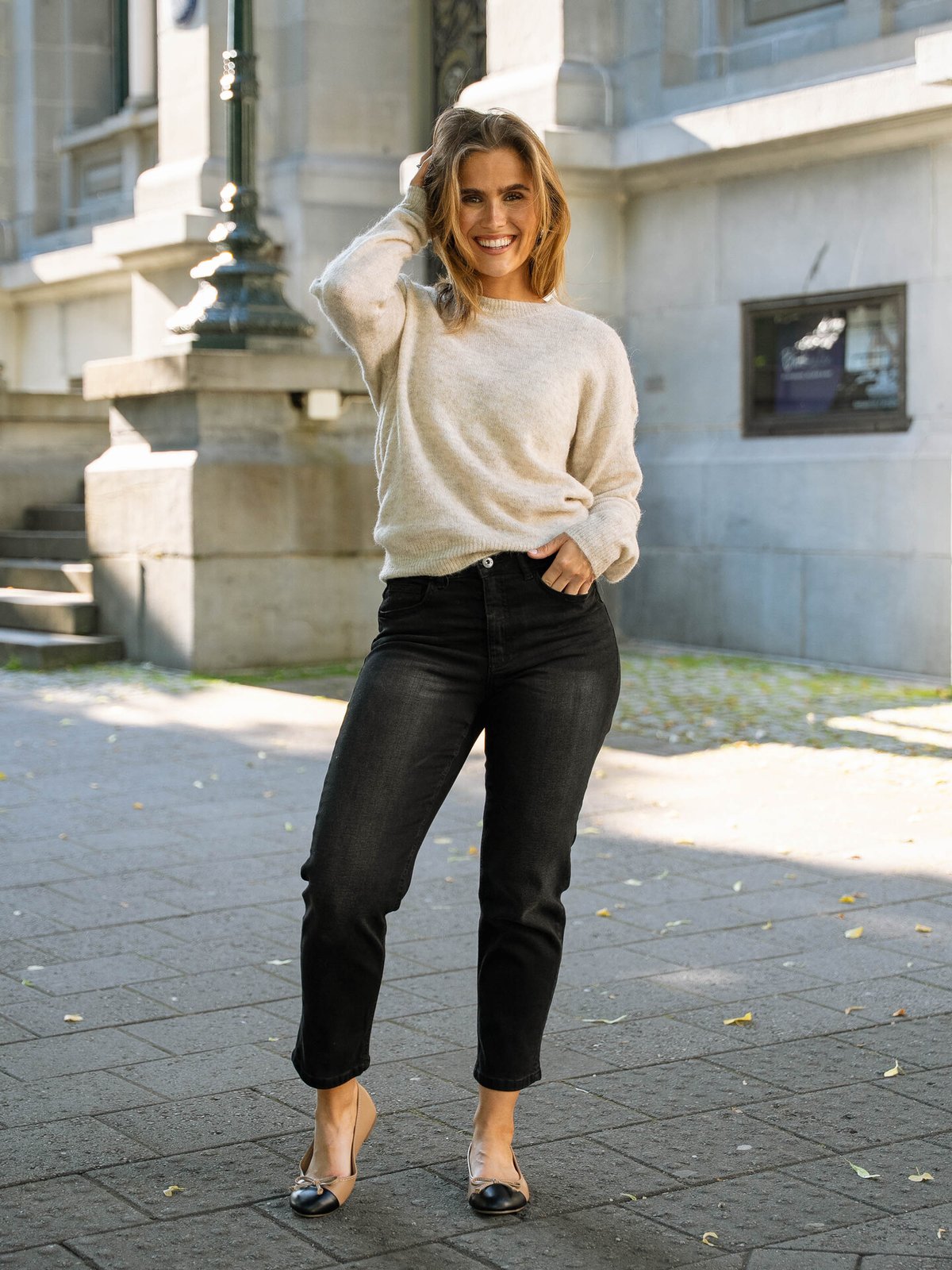 MSCH Copenhagen Festina Hope Pullover Oatmeal Melange