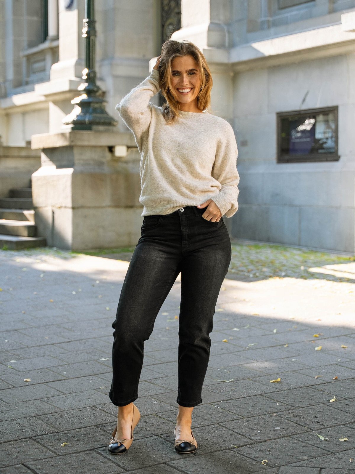 MSCH Copenhagen Festina Hope Pullover Oatmeal Melange