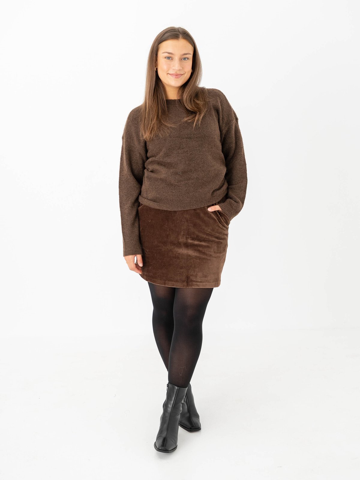 MSCH Copenhagen Festina Hope Pullover Slate Black Mel