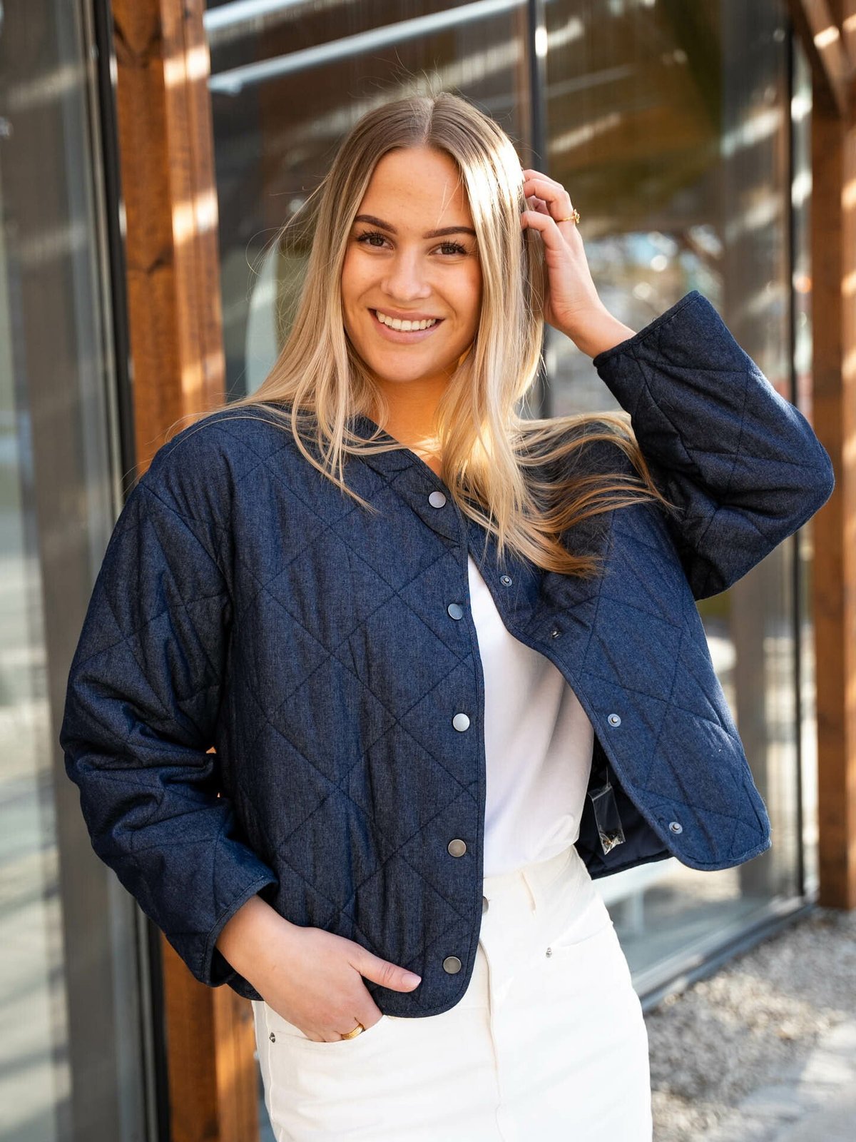 MSCH Copenhagen Lysandra Jacket Deep Rinse