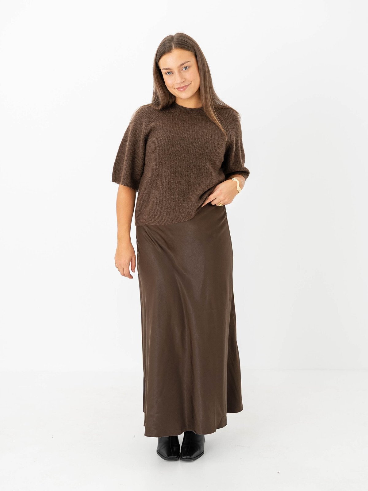 MSCH Copenhagen Nicoletta Ullas Skirt SLATE BLACK