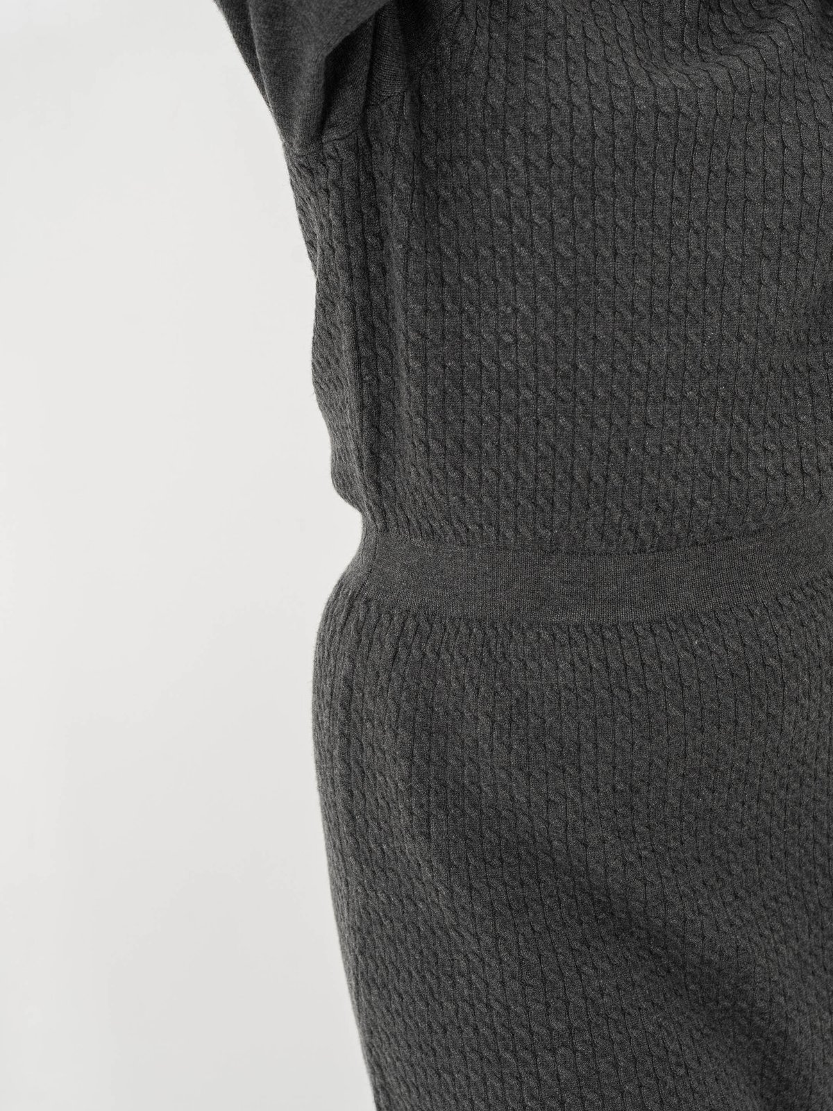 MSCH Copenhagen Amari Rachelle Dress Medium Grey Melange