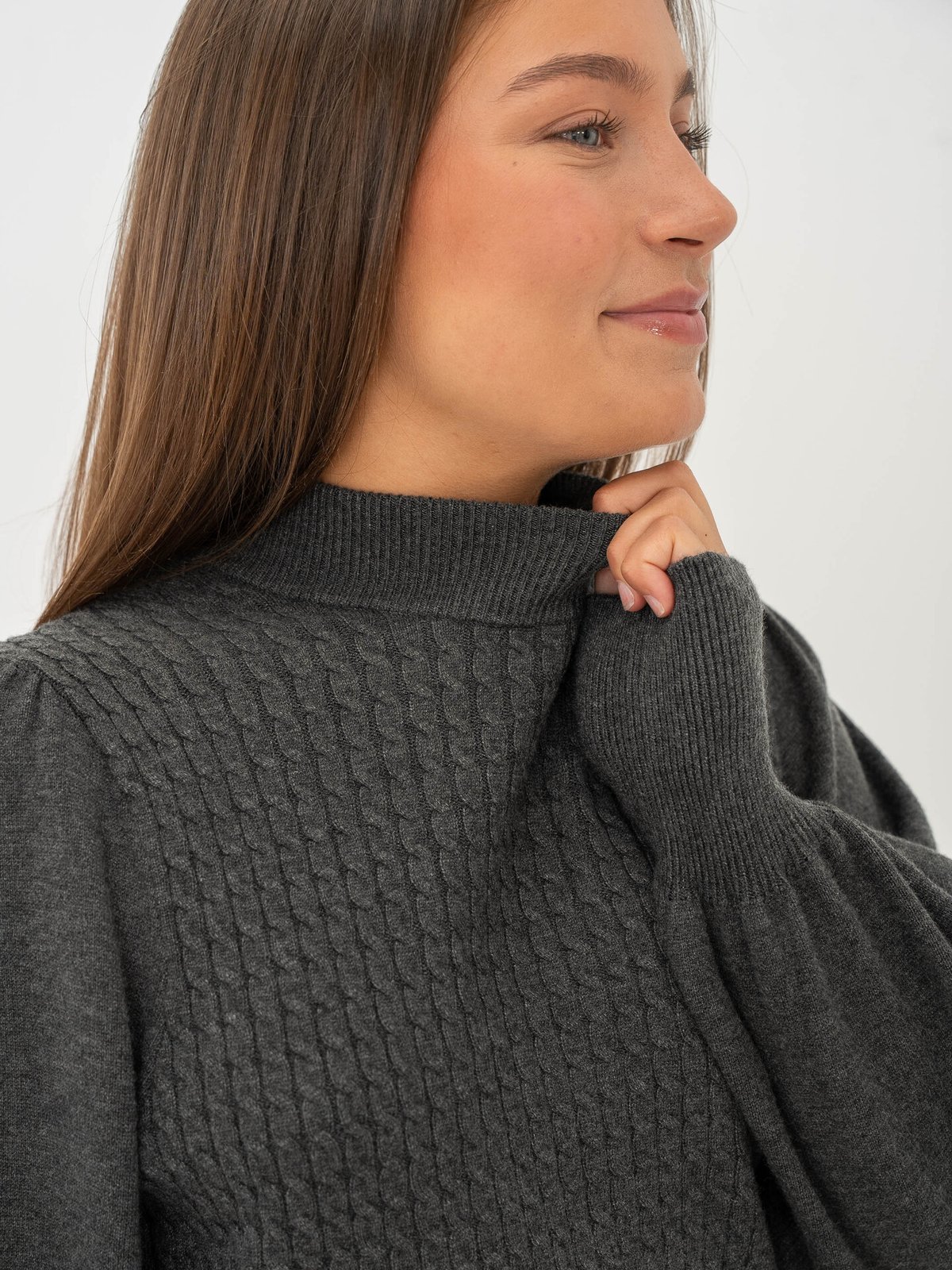 MSCH Copenhagen Amari Rachelle Dress Medium Grey Melange