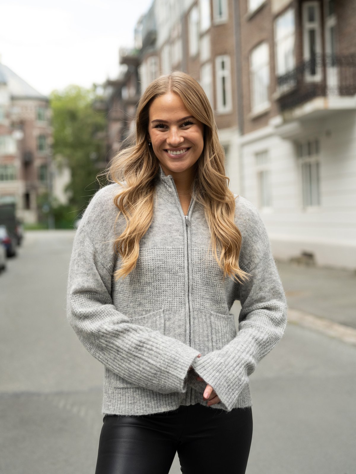 MSCH Copenhagen Lediona Hope Zip Cardigan LGM