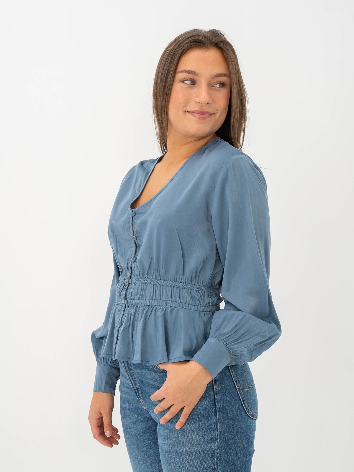 MSCH Copenhagen Nicholina Shirt Bluefin