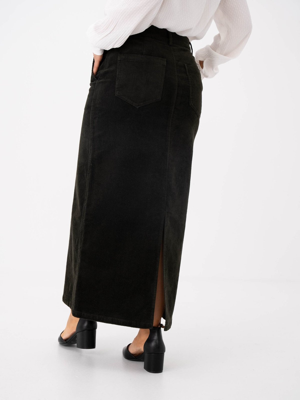 MSCH Copenhagen Arcelle Geggo High Waist Skirt Forest Night