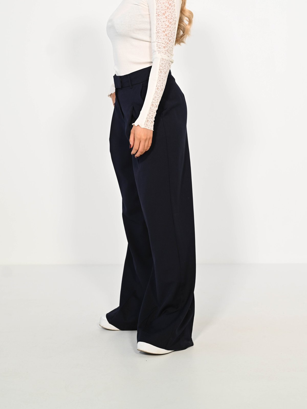 MSCH Copenhagen Maelynn High Waist Pants Sky Captain