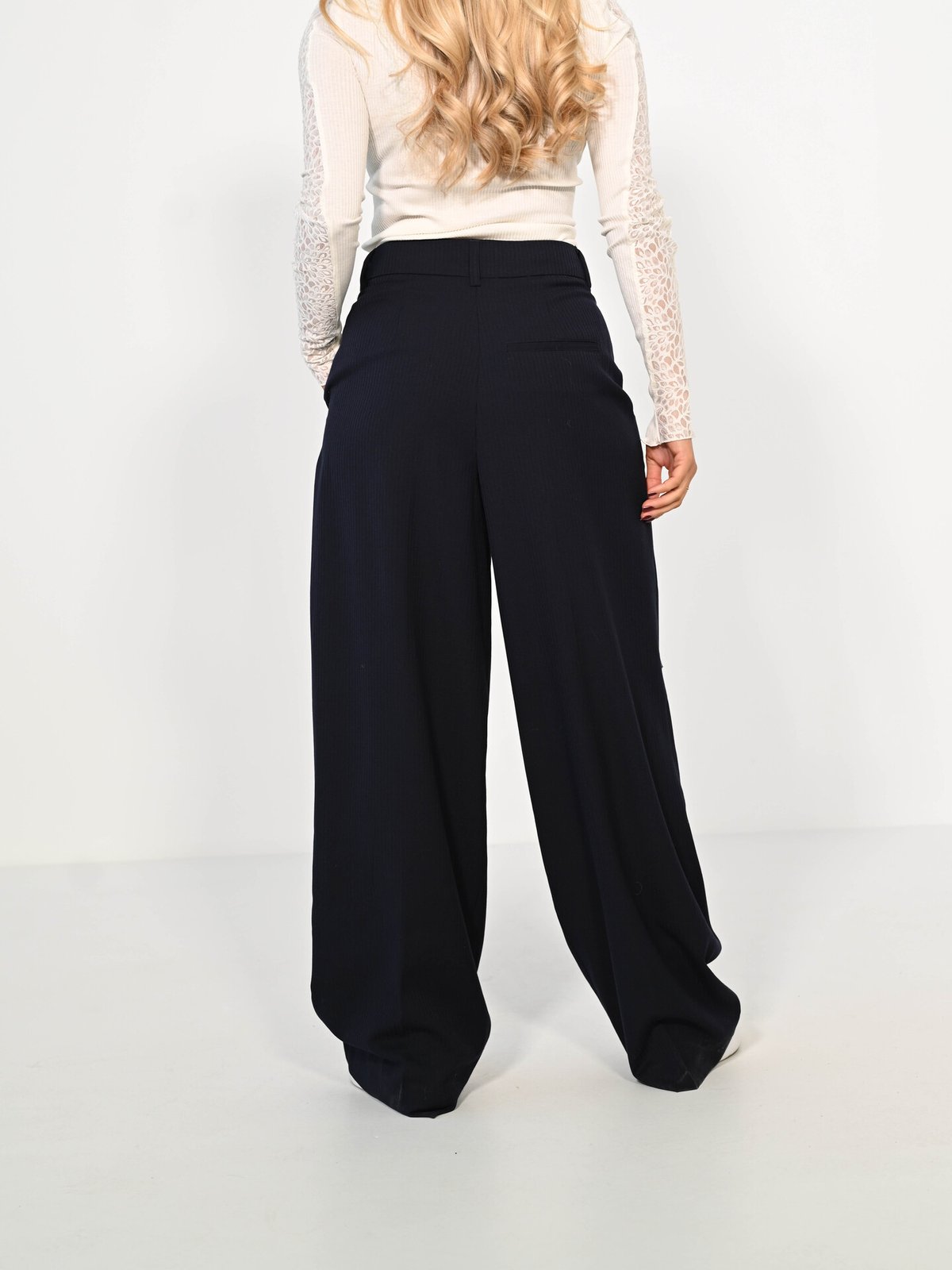 MSCH Copenhagen Maelynn High Waist Pants Sky Captain