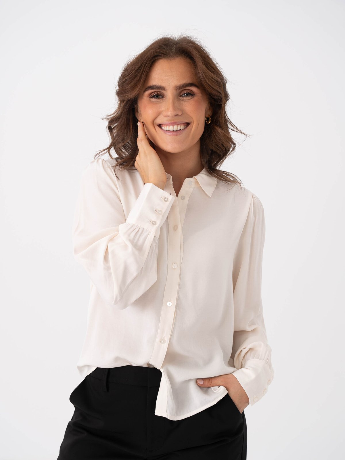 MSCH Copenhagen Viloah Maluca Shirt Egret