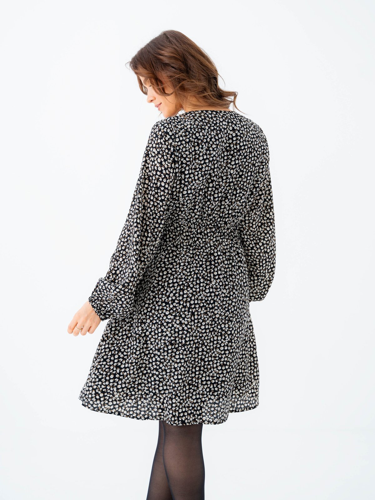 MSCH Copenhagen Zeida Rhian Short Dress Black Flower