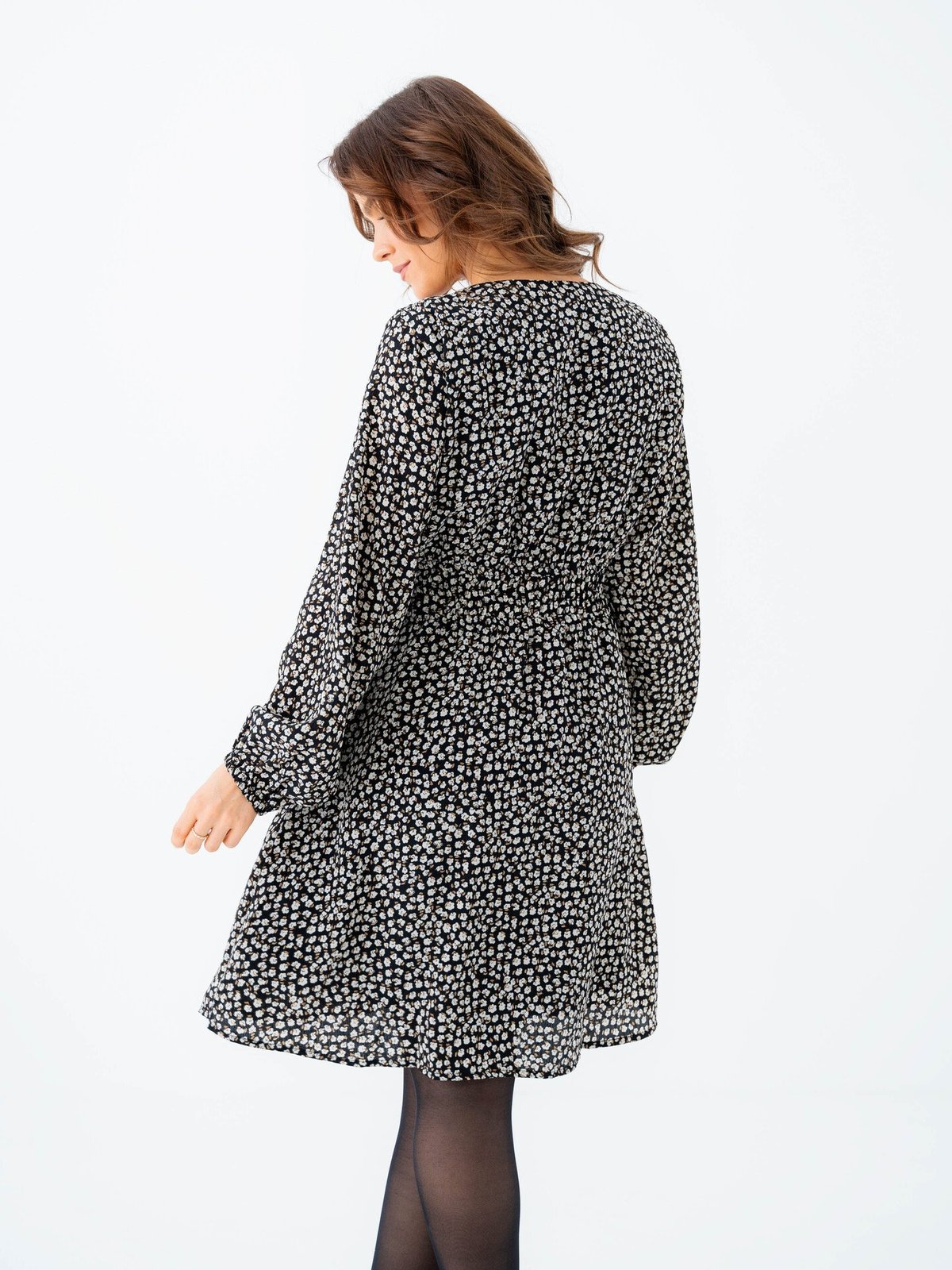 MSCH Copenhagen Zeida Rhian Short Dress Black Flower