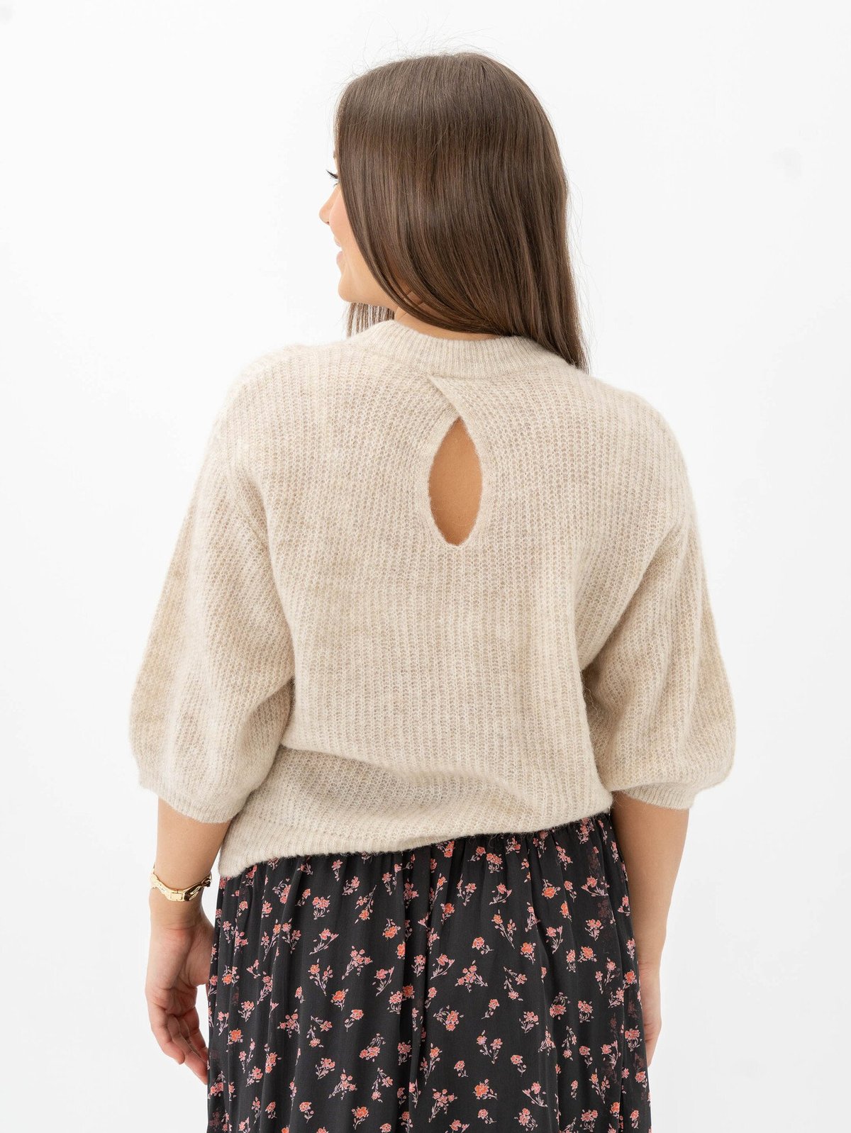 MSCH Copenhagen Hila Hope 2/4 Pullover Oatmeal Melange