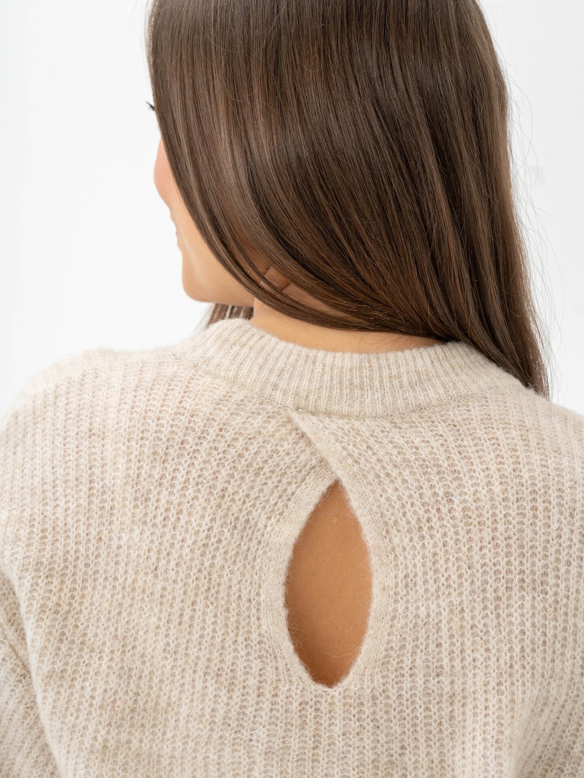 MSCH Copenhagen Hila Hope 2/4 Pullover Oatmeal Melange