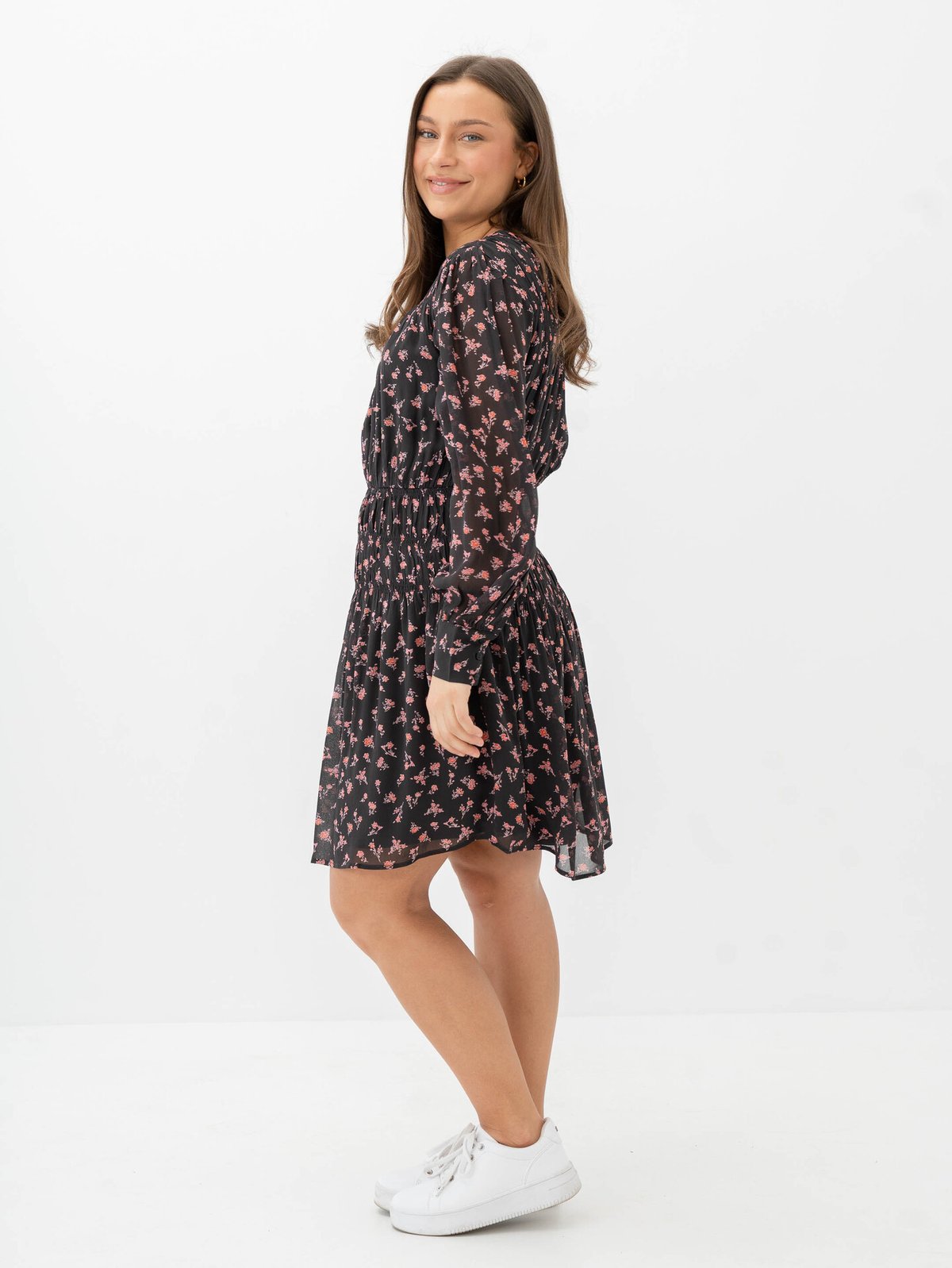 MSCH Copenhagen Evelda Orabella Short Dress Desert Rose Flower