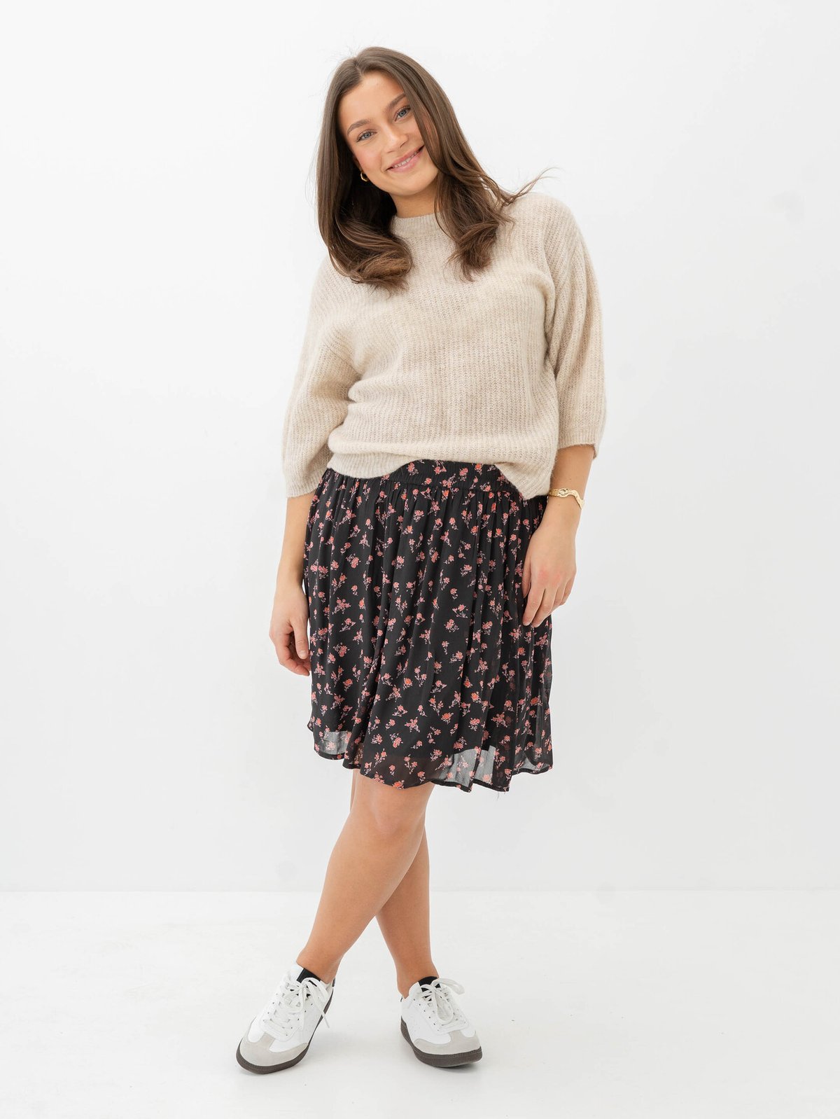 MSCH Copenhagen Evelda Orabella Short Skirt Desert Rose Flower