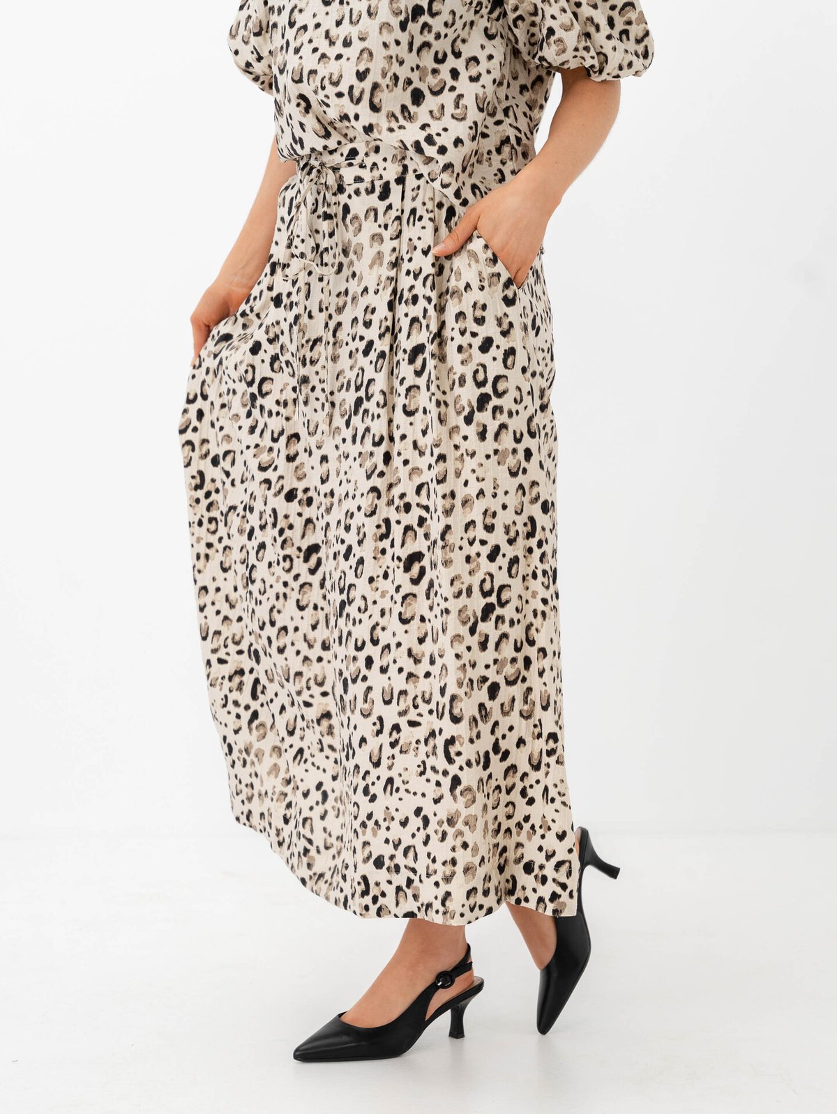MSCH Copenhagen Alyona Viora Skirt Oatmeal Leo