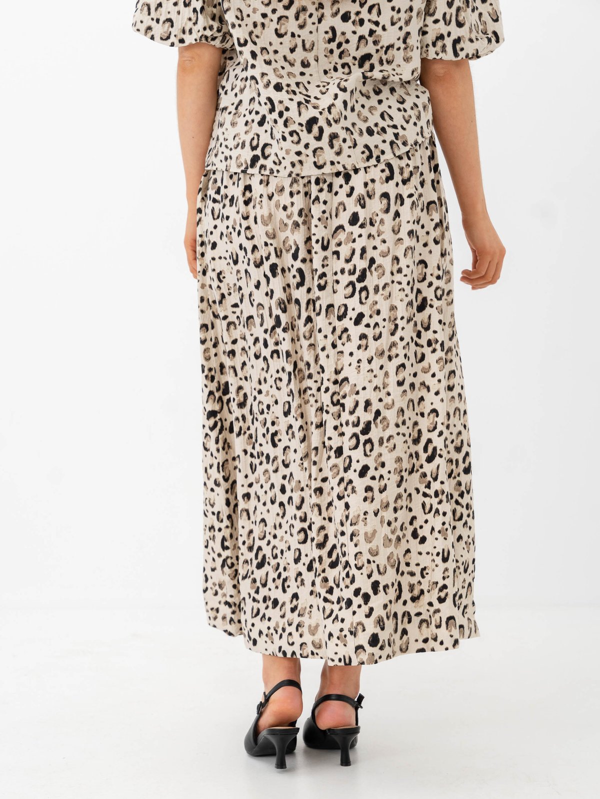 MSCH Copenhagen Alyona Viora Skirt Oatmeal Leo