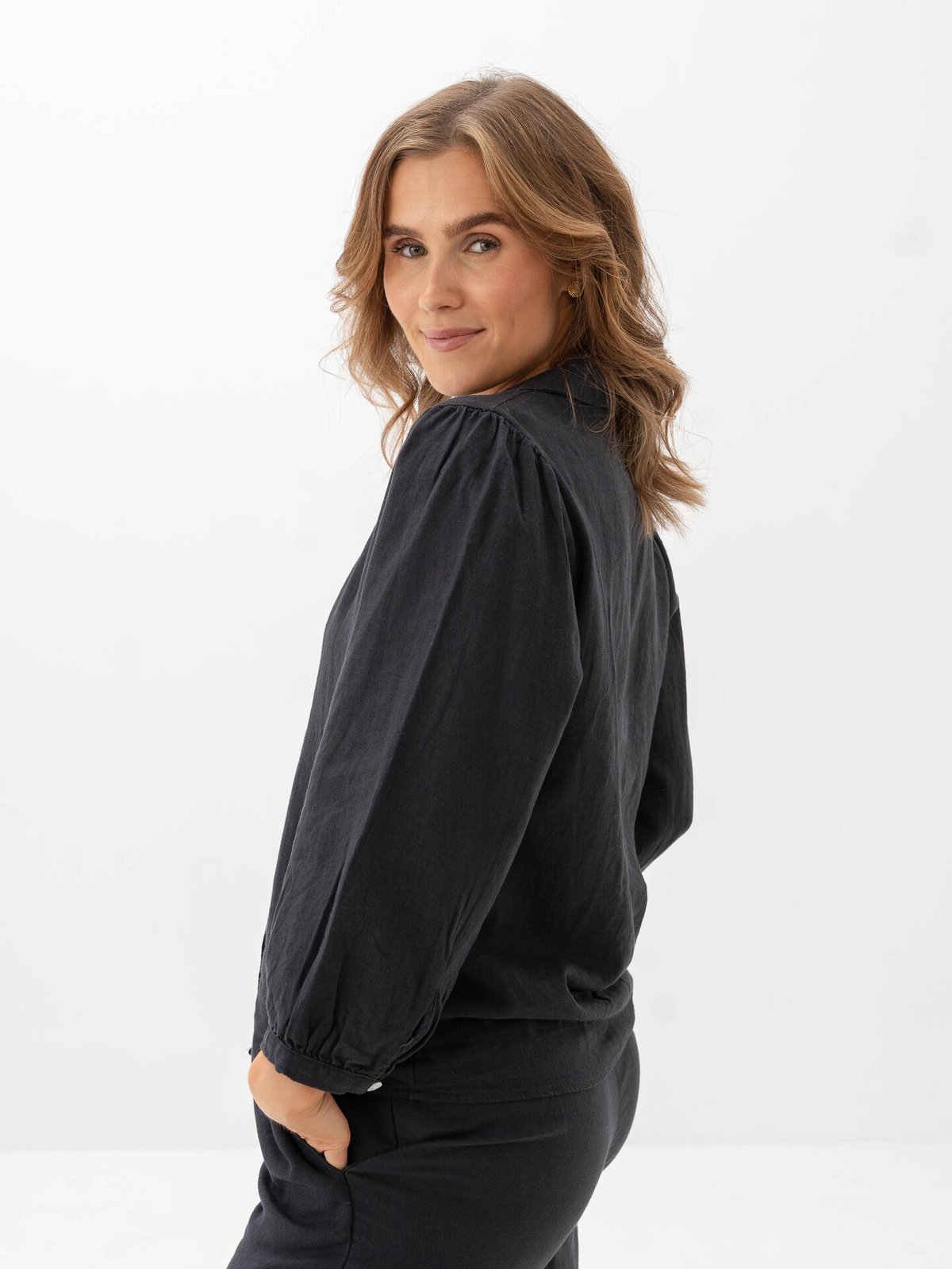 MSCH Copenhagen Pennie Ginia 3/4 Shirt Phantom