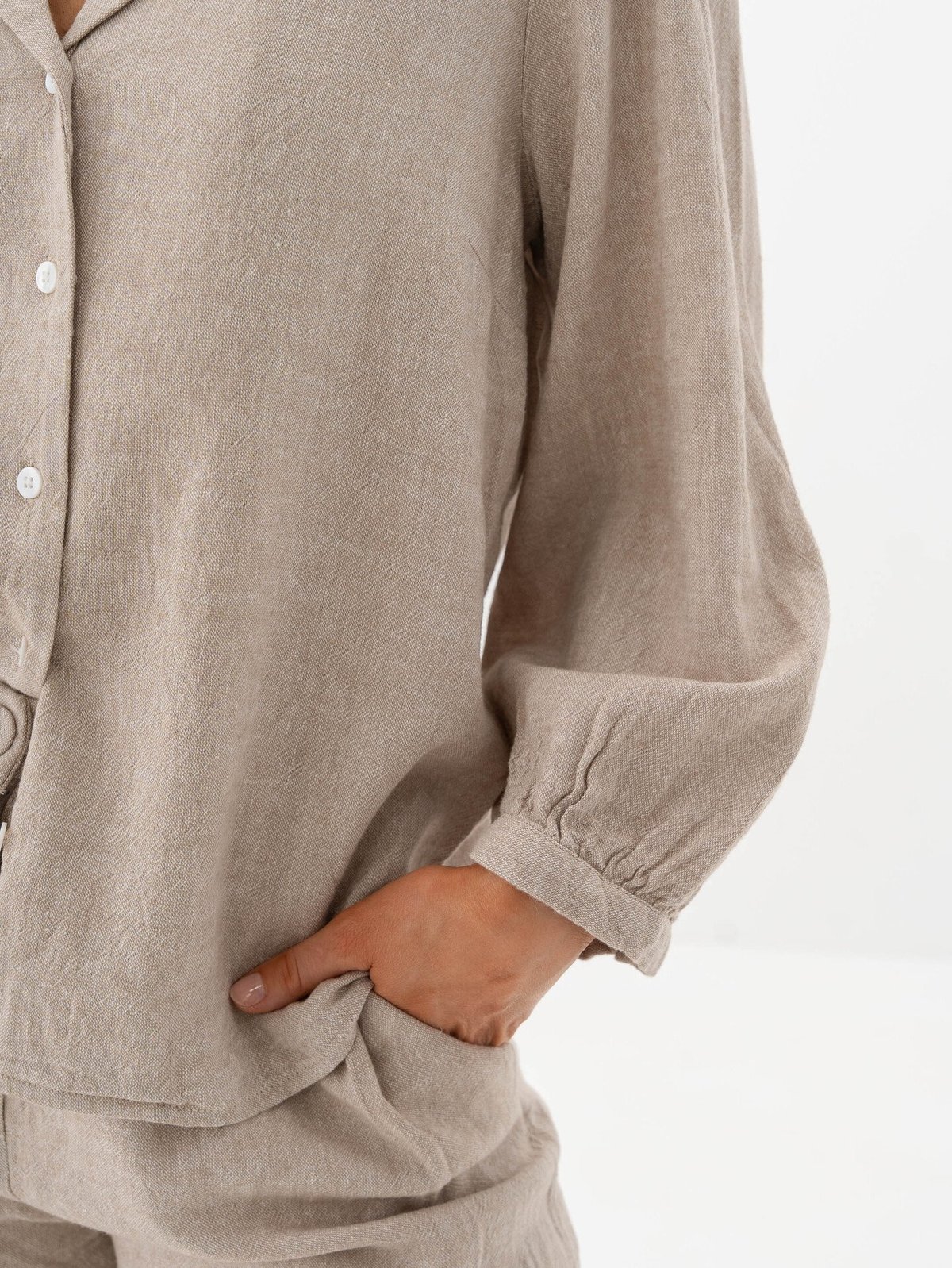 MSCH Copenhagen Pennie Ginia 3/4 Shirt Sand