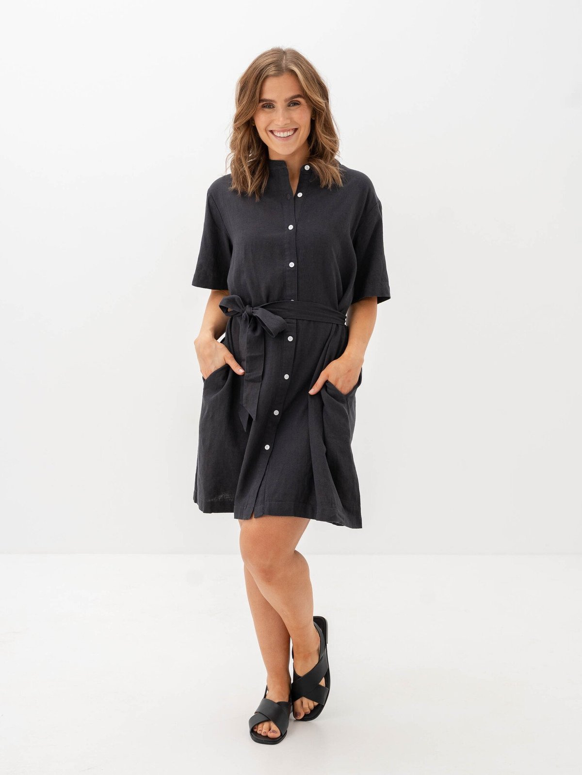 MSCH Copenhagen Pennie Ginia 2/4 Dress Phantom