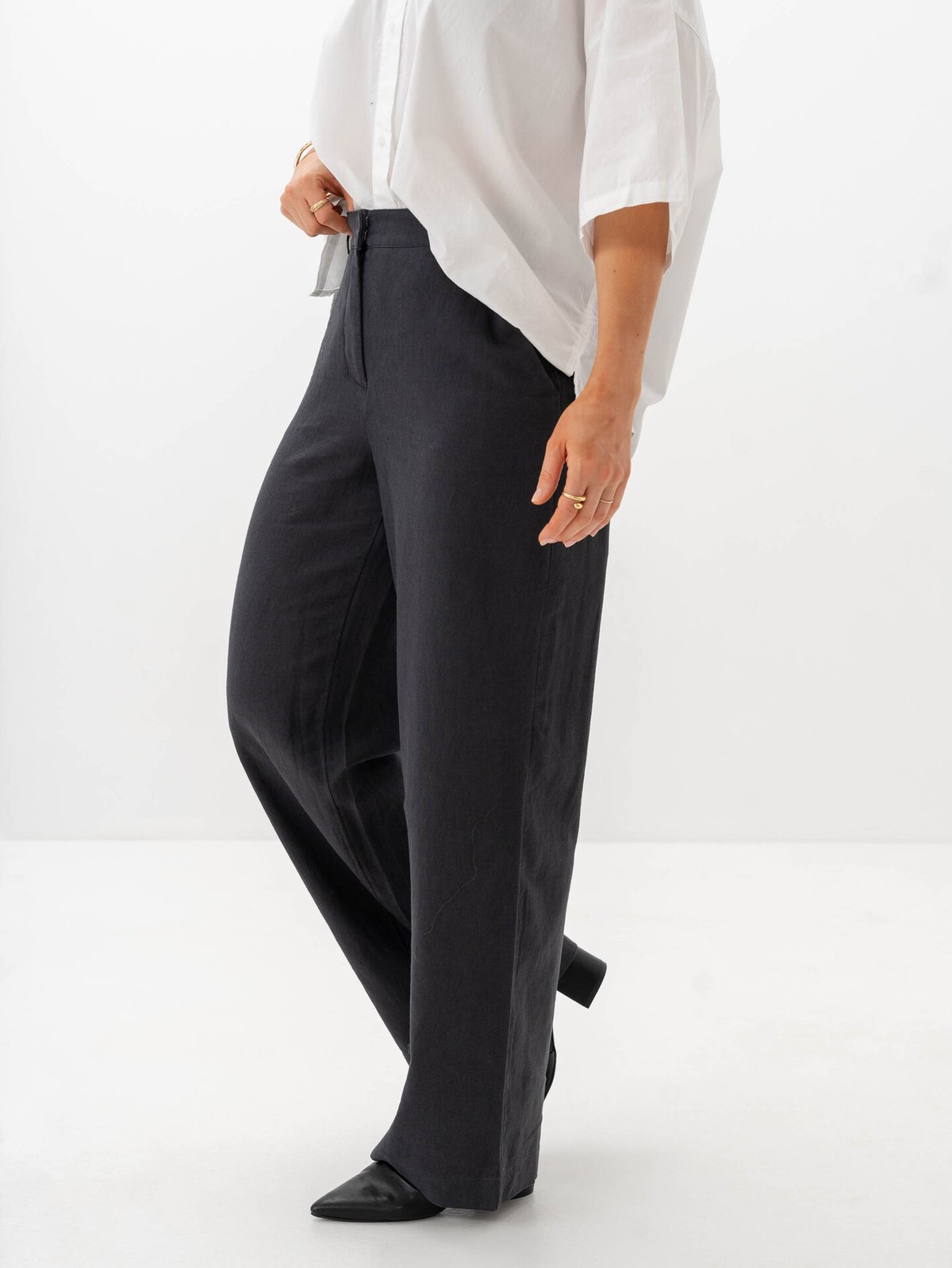 MSCH Copenhagen Pennie Ginia High Waist Pants Phantom