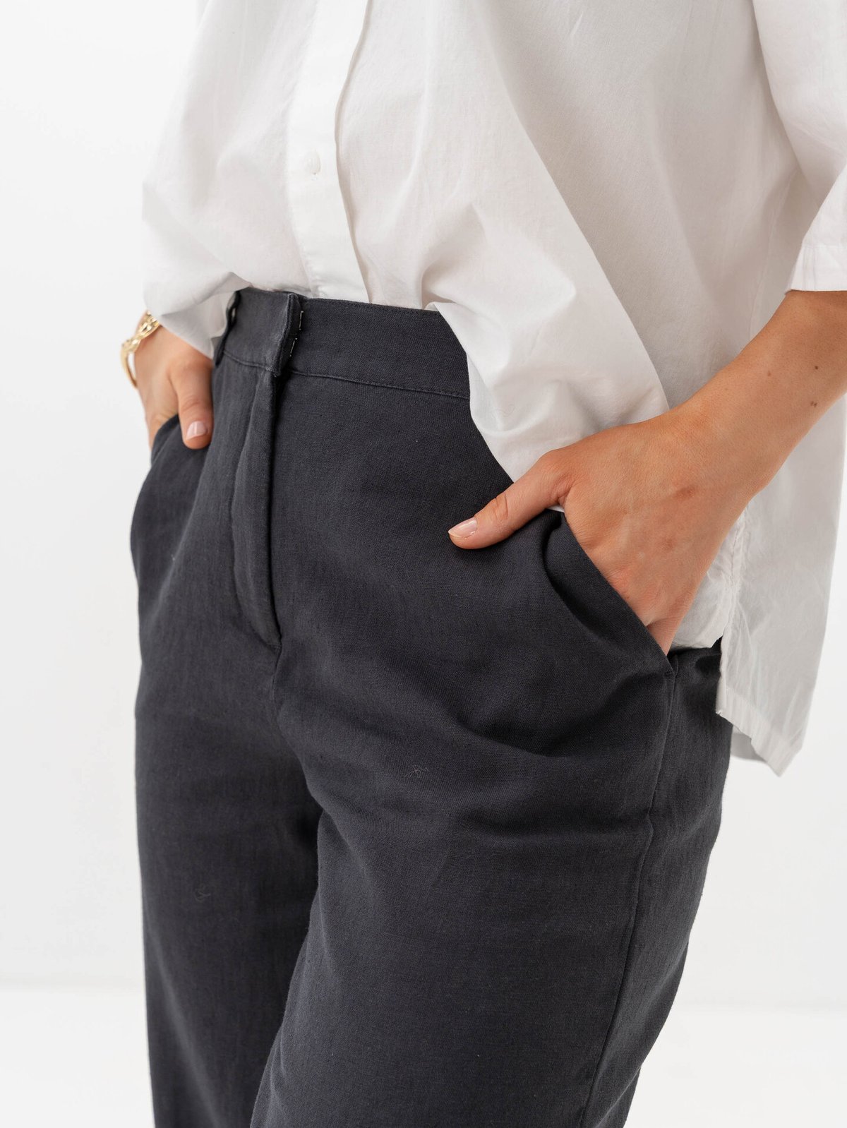 MSCH Copenhagen Pennie Ginia High Waist Pants Phantom