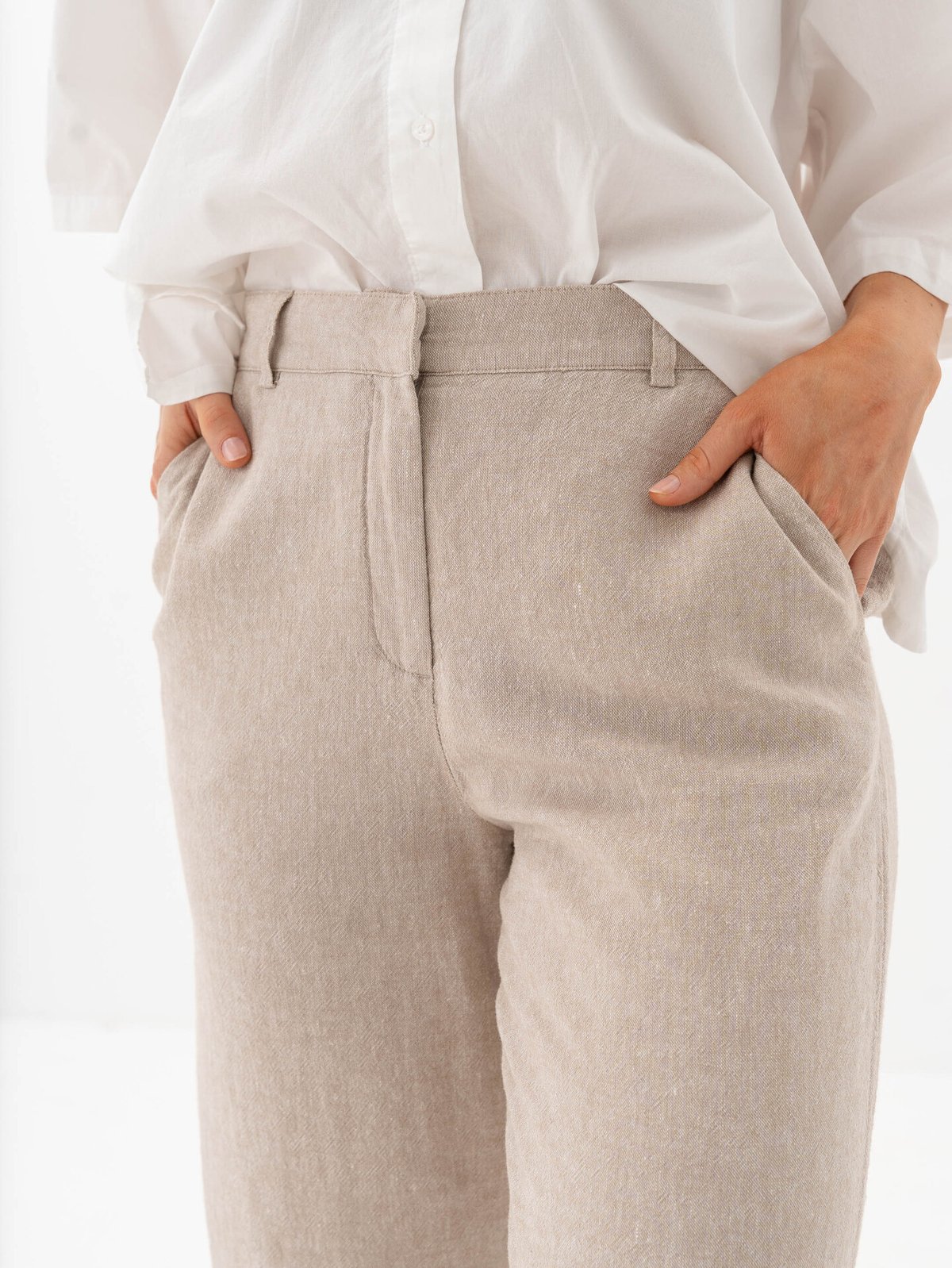 MSCH Copenhagen Pennie Ginia High Waist Pants Sand