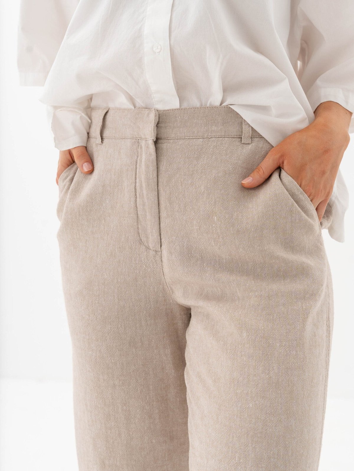 MSCH Copenhagen Pennie Ginia High Waist Pants Sand