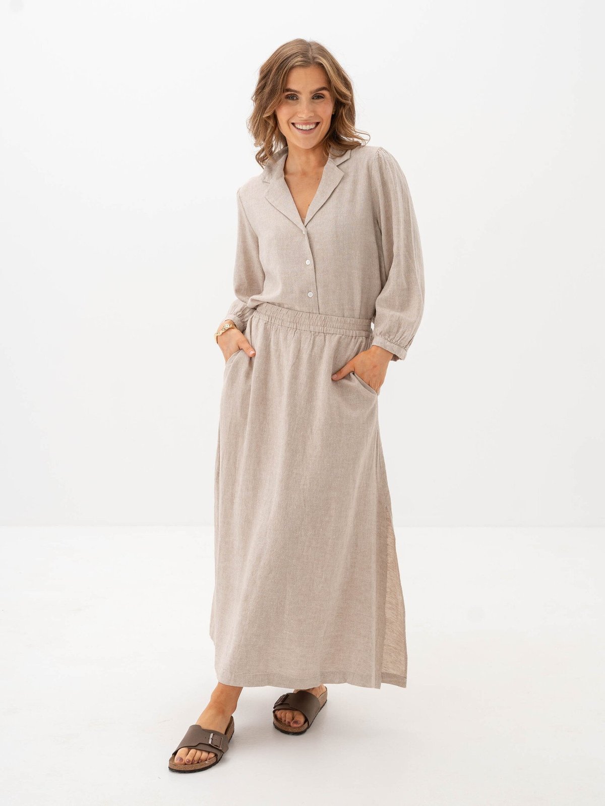 MSCH Copenhagen Pennie Ginia Skirt Sand