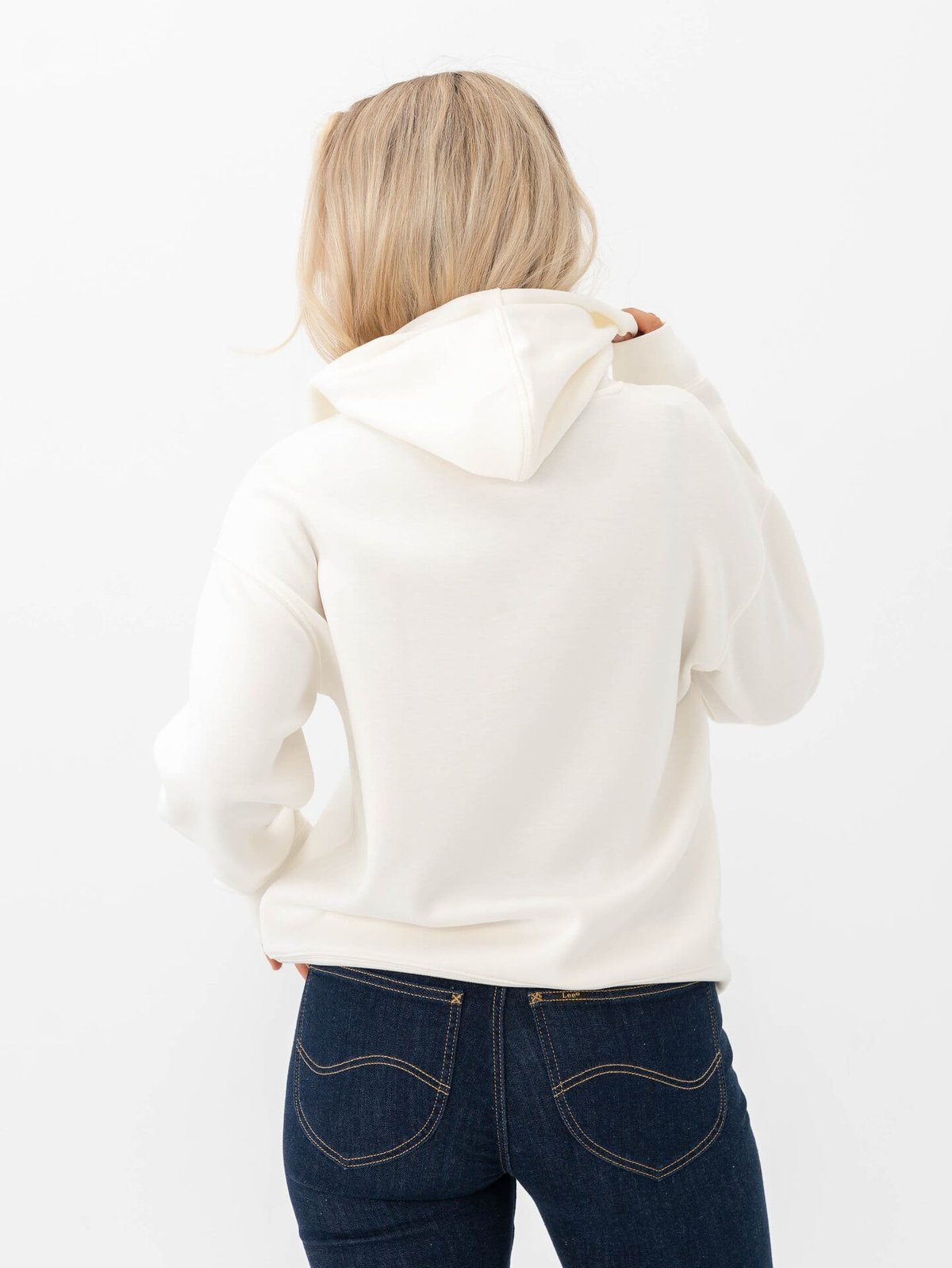 MSCH Copenhagen Ima Q Icon Hood Sweater Egret